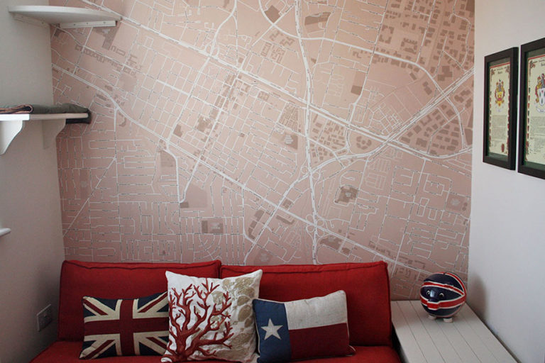 Custom Map Wallpaper Bespoke Map Wall Murals Wallpapered