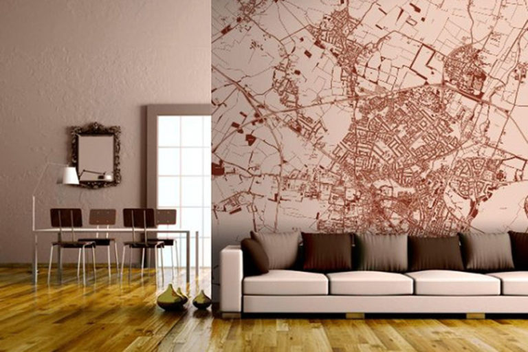 Custom Map Wallpaper Bespoke Map Wall Murals Wallpapered