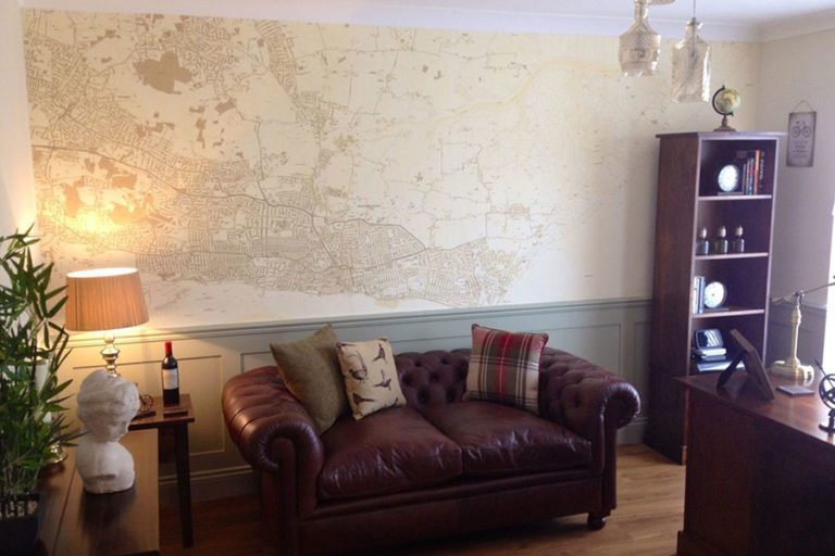 Custom Map Wallpaper Bespoke Map Wall Murals Wallpapered