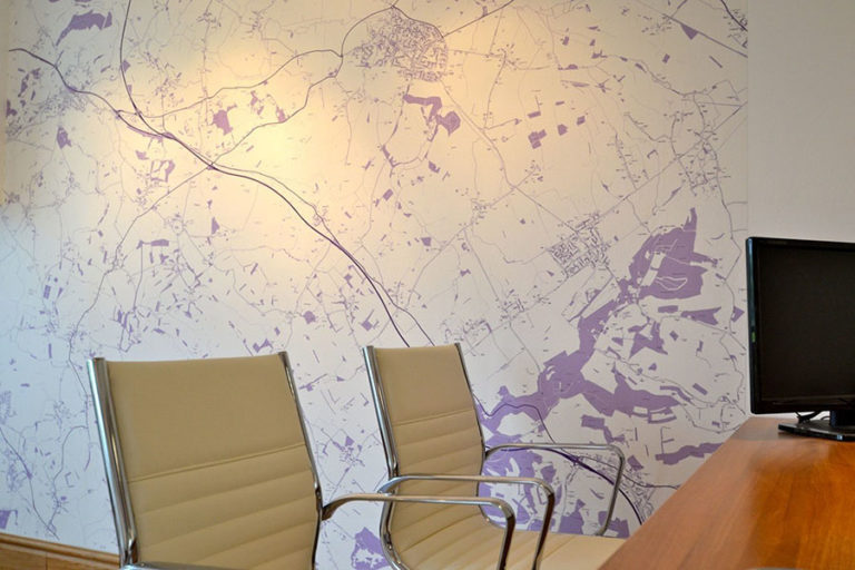 Custom Map Wallpaper Bespoke Map Wall Murals Wallpapered